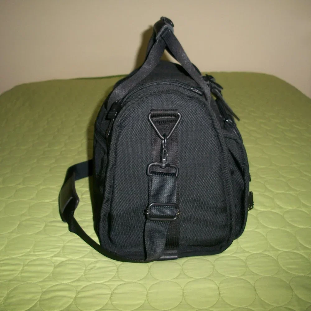 Tumi Duffle Carry-On Black Nylon Bag
